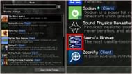 Open the mods tab and select any mod for its settings (Image via Sportskeeda Gaming || Mojang Studios)